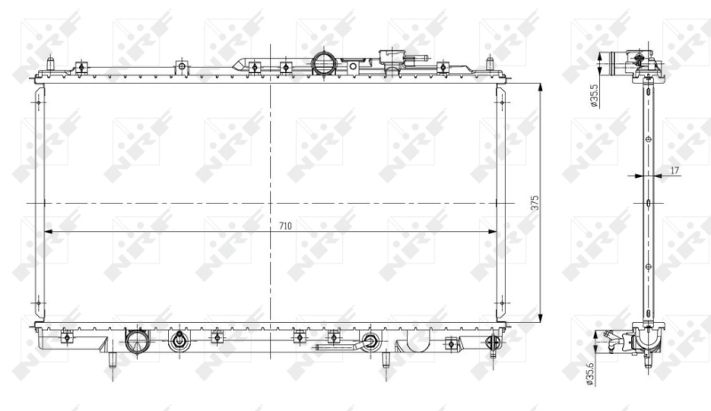 Radiateur NRF 56078