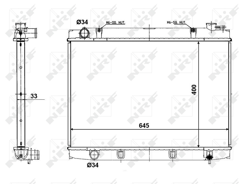 Radiateur NRF 56118