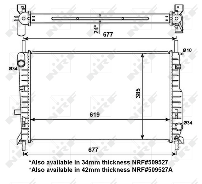 NRF Radiateur 56135