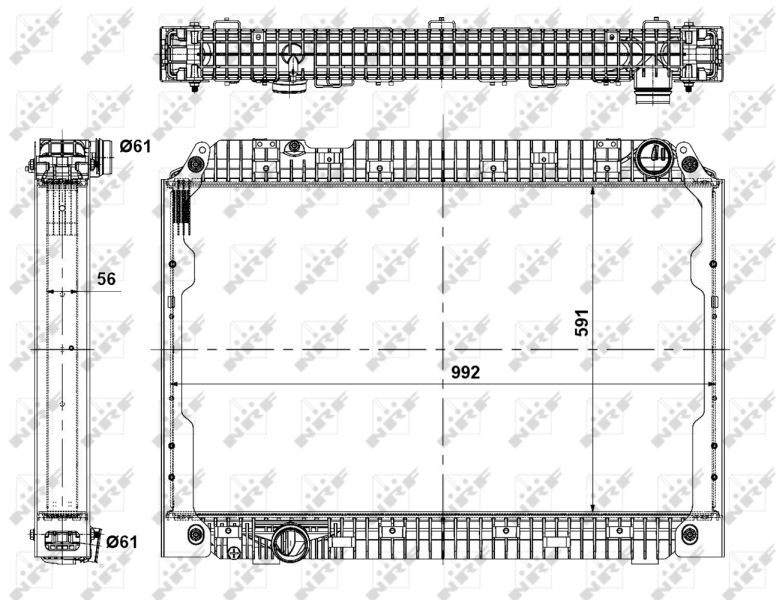 NRF Radiateur 56138