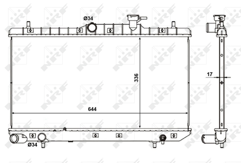 Radiateur NRF 56155