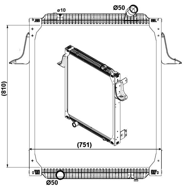 Radiateur NRF 569563