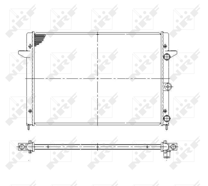 NRF Radiateur 58027