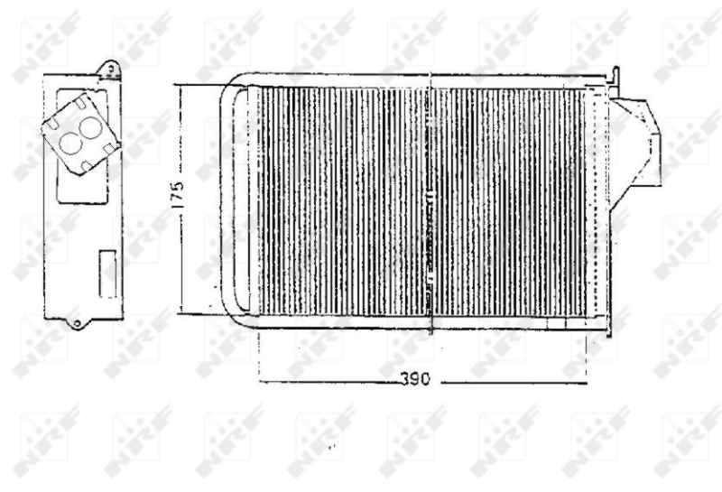 NRF Kachelradiateur 58045