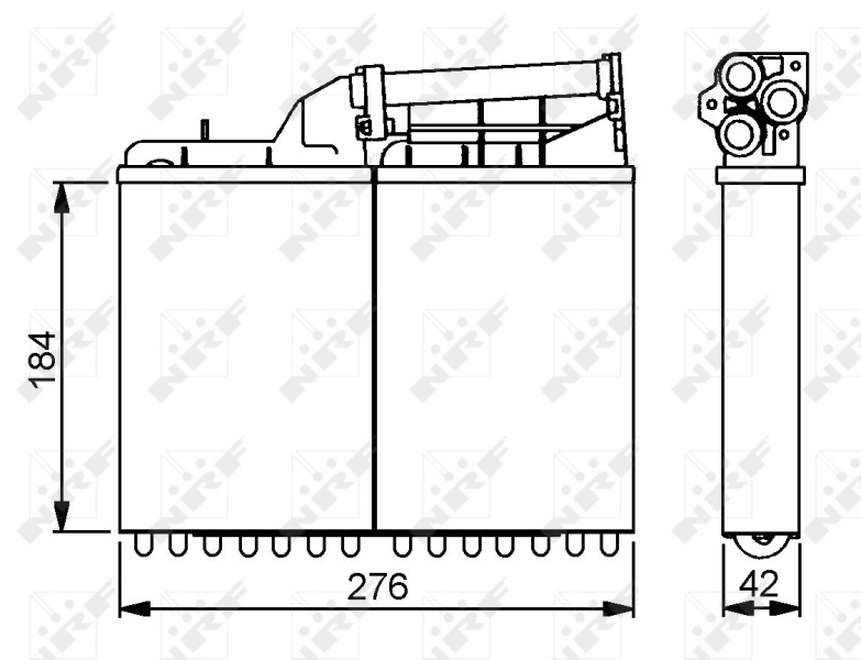 NRF Kachelradiateur 58053