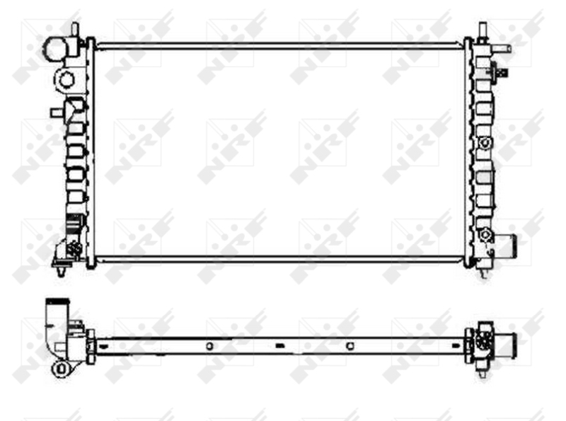 NRF Radiateur 58068