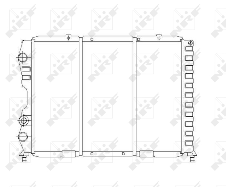 NRF Radiateur 58083