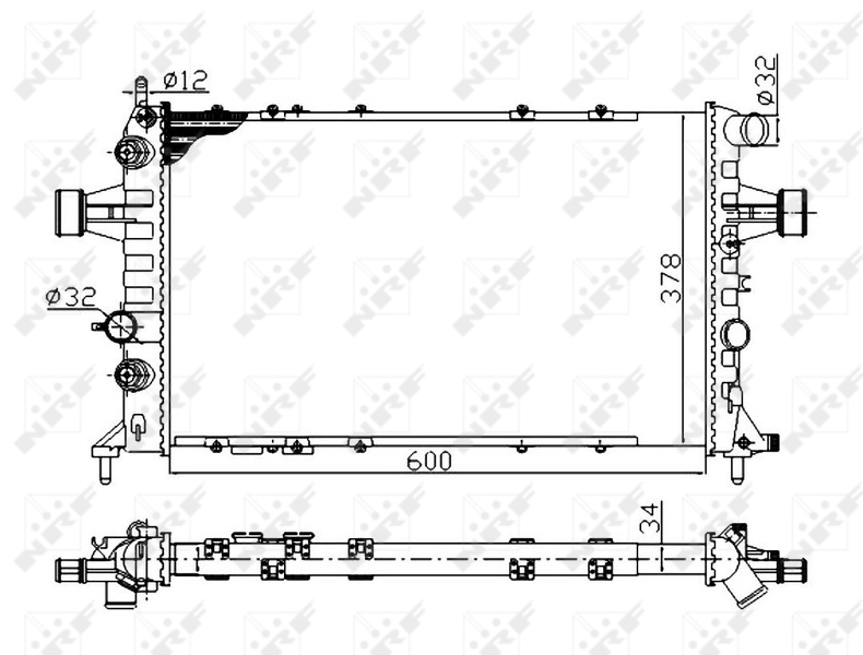 Radiateur NRF 58178A