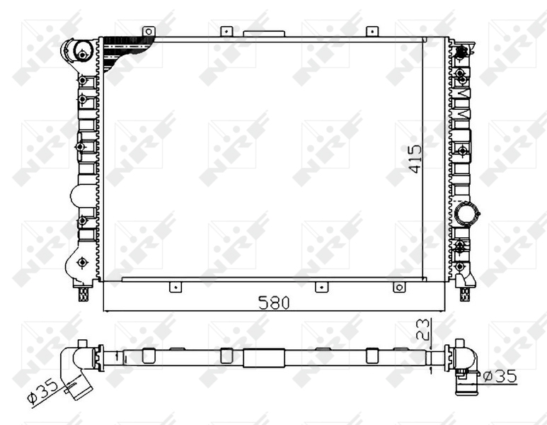 Radiateur NRF 58202A