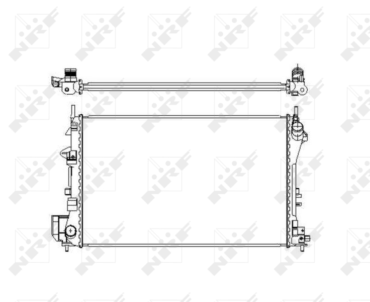 NRF Radiateur 58203