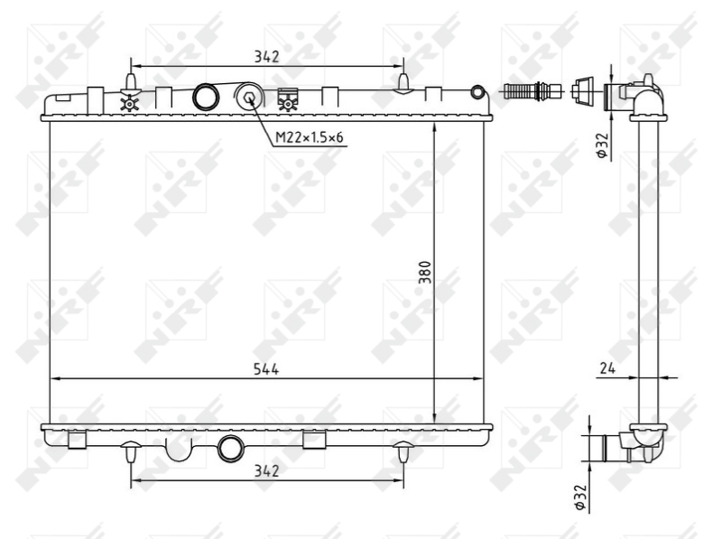 Radiateur NRF 58226A