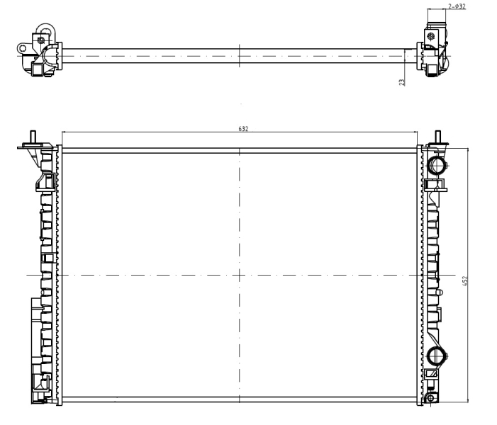 Radiateur NRF 58242A
