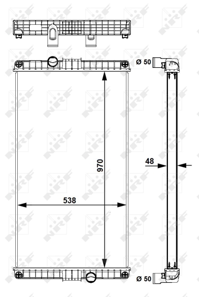 NRF Radiateur 58248