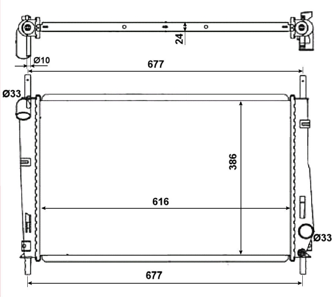 NRF Radiateur 58272