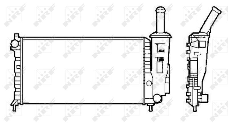 NRF Radiateur 58273