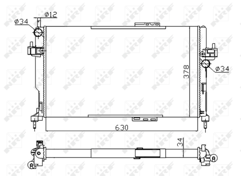 Radiateur NRF 58282A