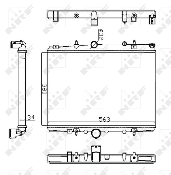 Radiateur NRF 58303A