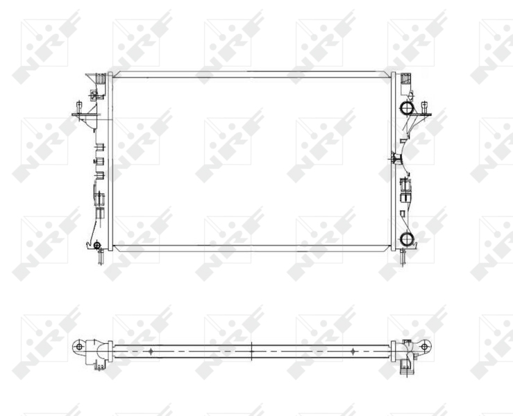 NRF Radiateur 58319