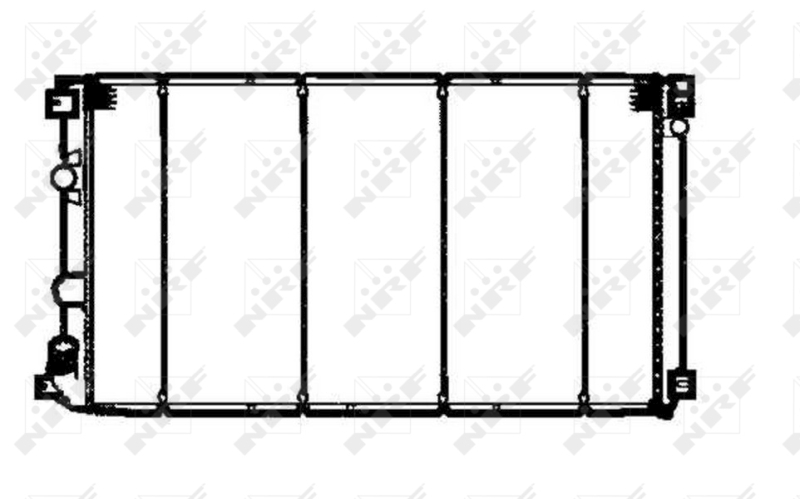 NRF Radiateur 58324