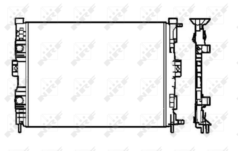 NRF Radiateur 58328