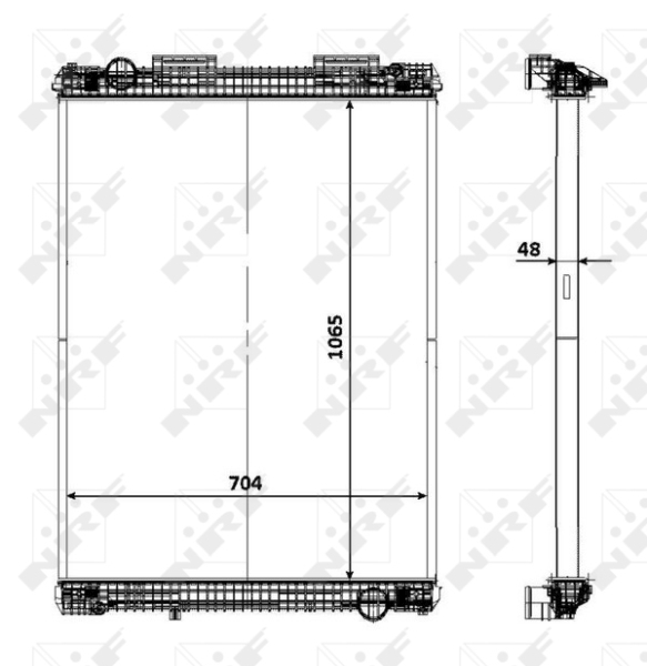 NRF Radiateur 58370