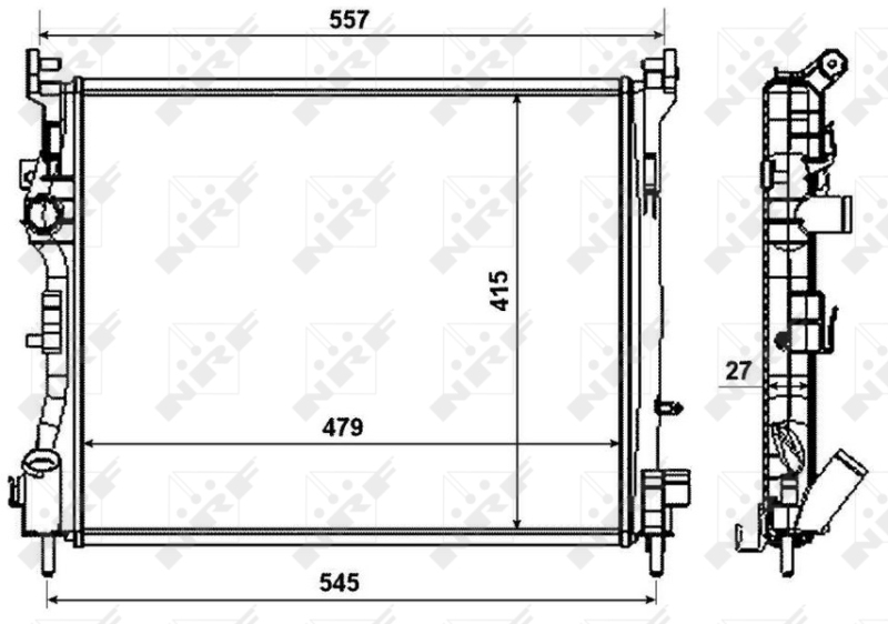 NRF Radiateur 58374