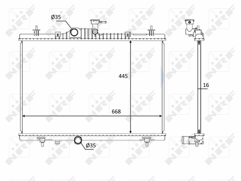 Radiateur NRF 58394