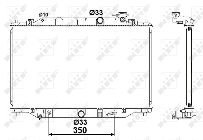 NRF Radiateur 58417