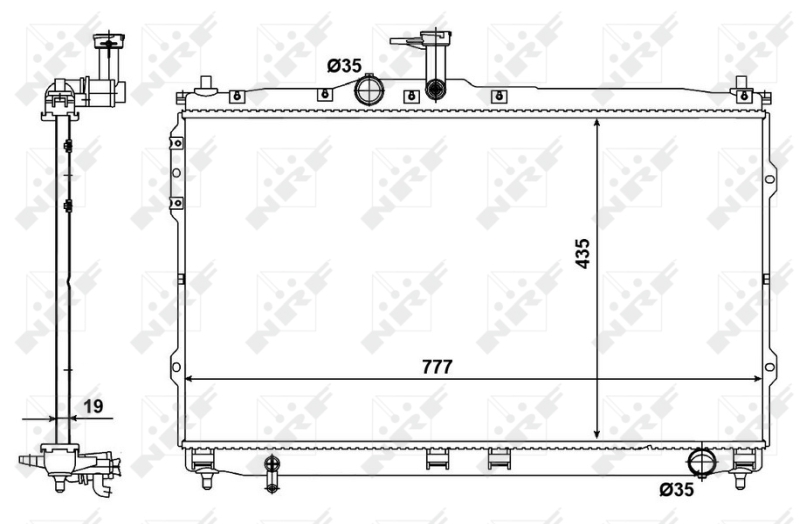 NRF Radiateur 58420