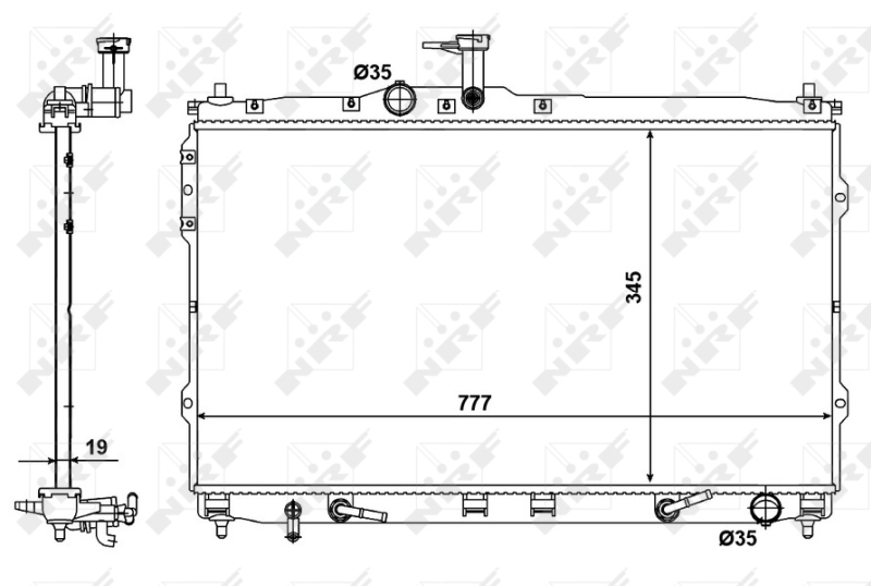 NRF Radiateur 58421