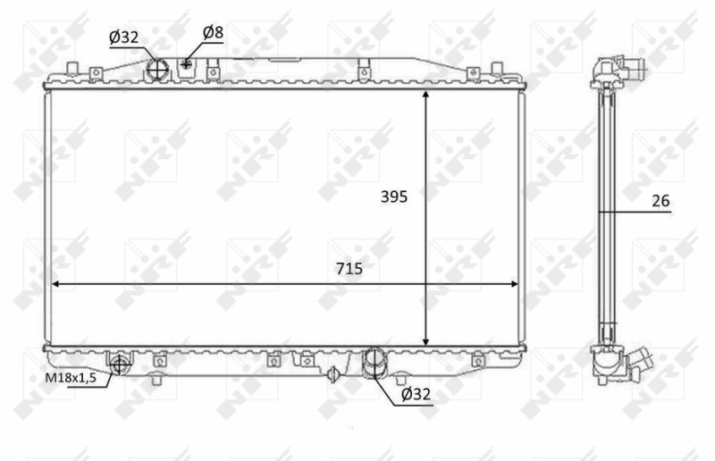 Radiateur NRF 58452