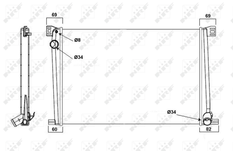 NRF Radiateur 58472A