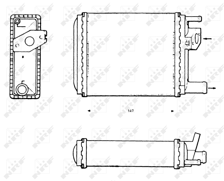 NRF Kachelradiateur 58600