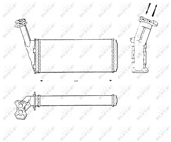 NRF Kachelradiateur 58615