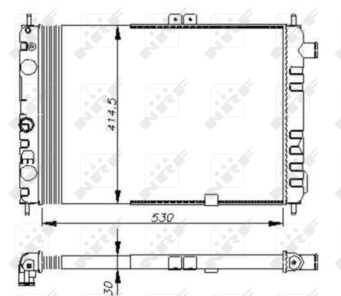 Radiateur NRF 58670