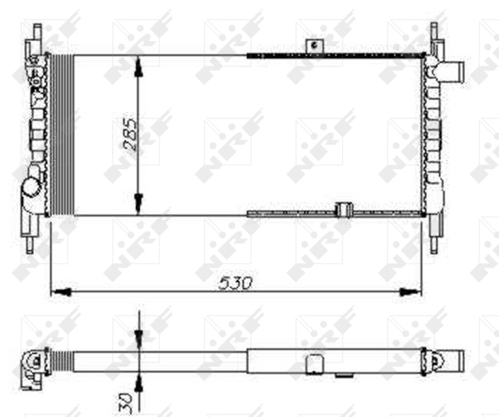 Radiateur NRF 58711