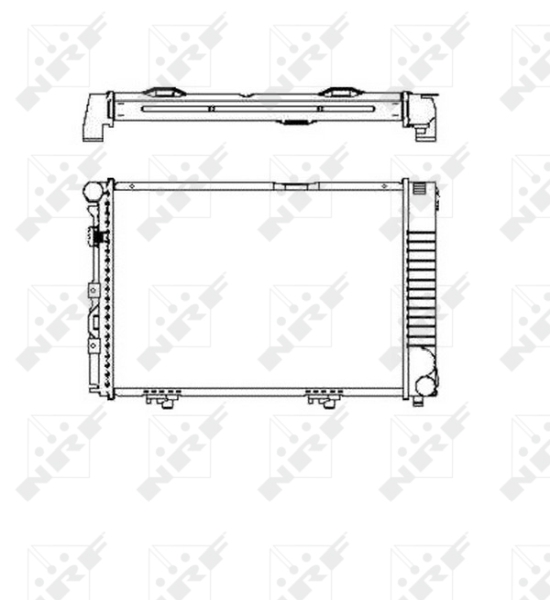NRF Radiateur 58719