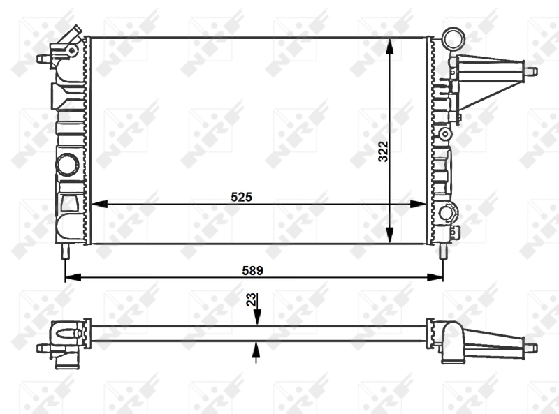 Radiateur NRF 58775