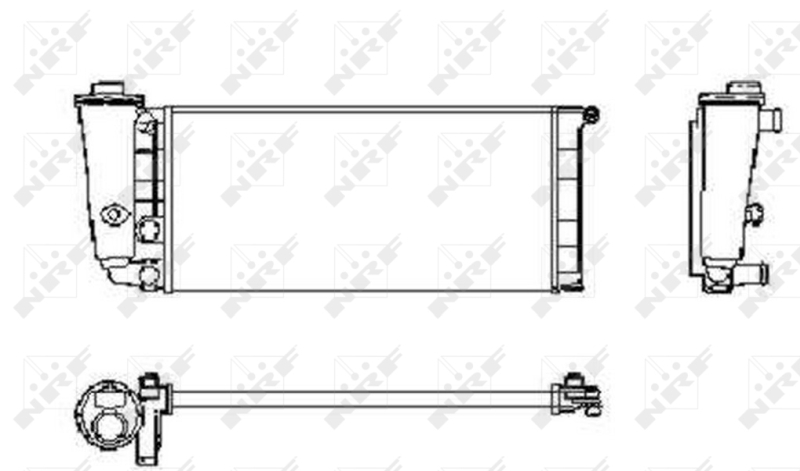 NRF Radiateur 58781