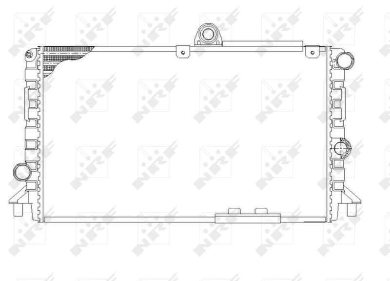 NRF Radiateur 58809