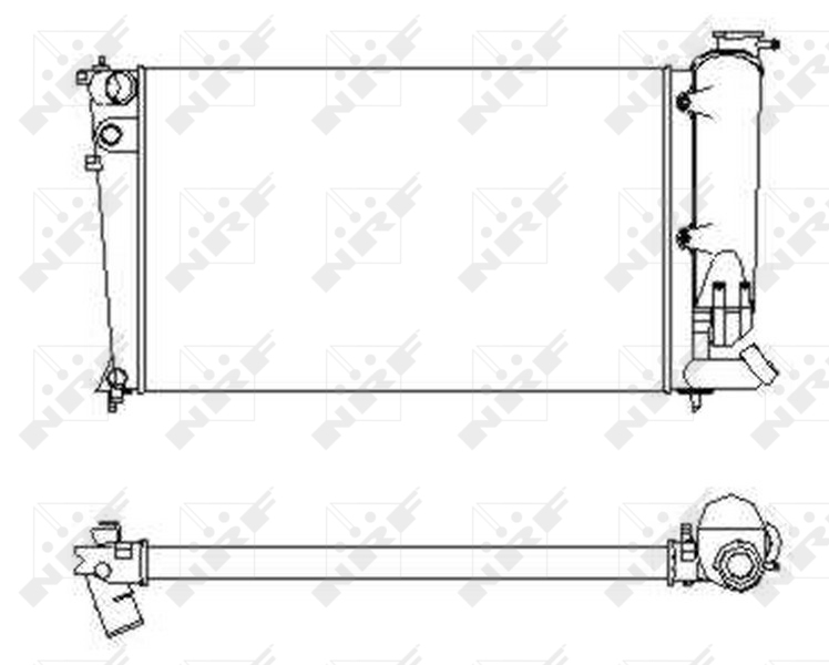 NRF Radiateur 58922