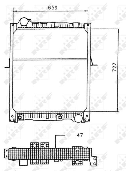 NRF Radiateur 58926