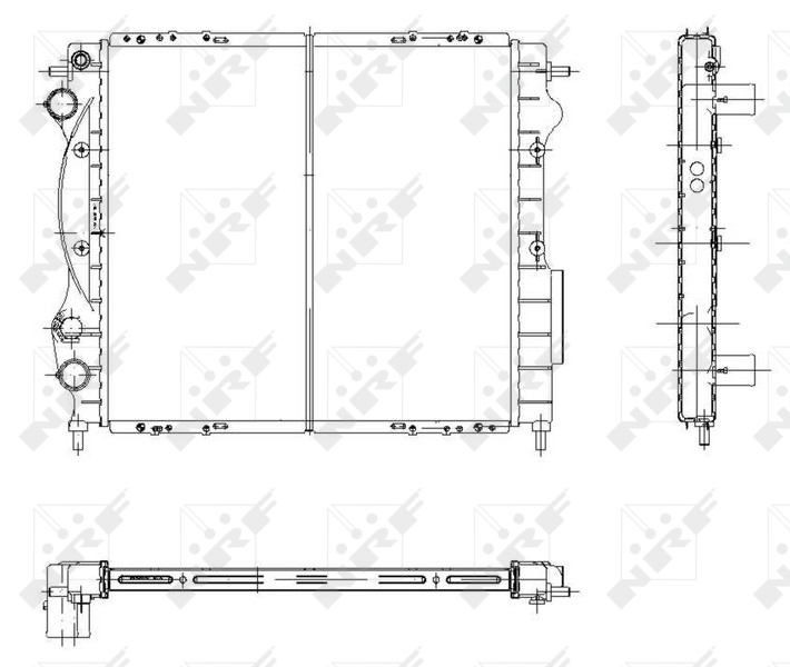 NRF Radiateur 58934