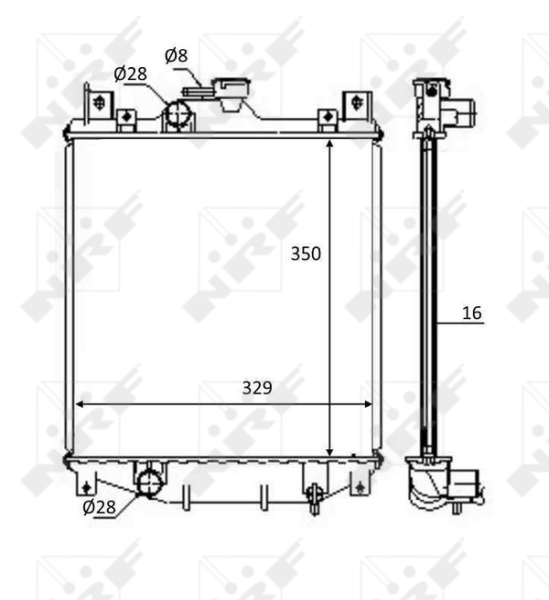 Radiateur NRF 59083