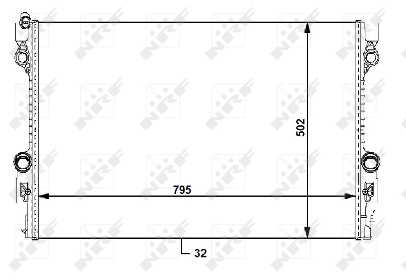 NRF Radiateur 59172