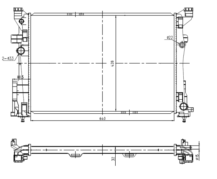 NRF Radiateur 59239