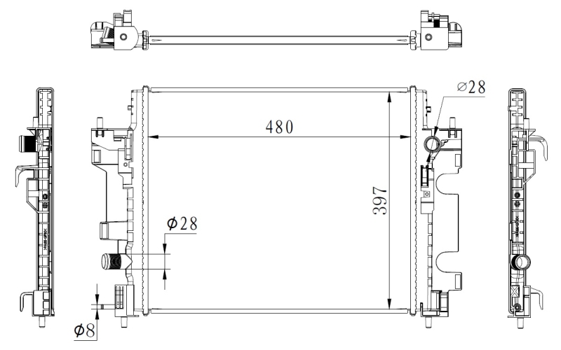 Radiateur NRF 59274