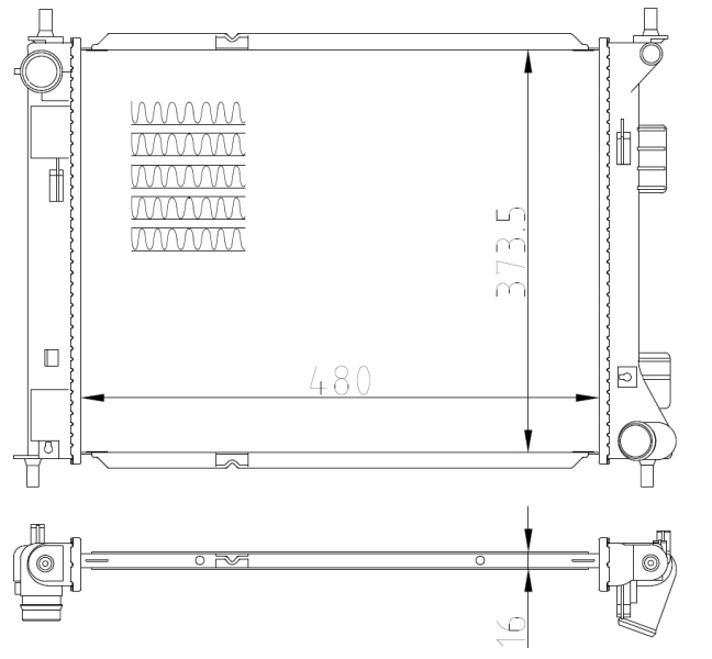 Radiateur NRF 59315