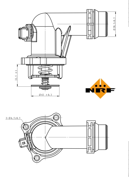 NRF Thermostaat 725001