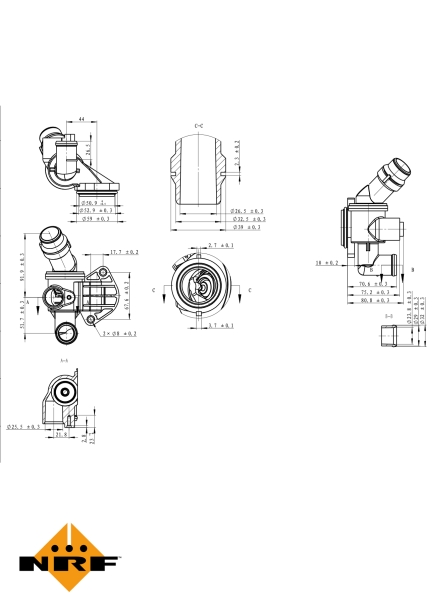 NRF Thermostaat 725003